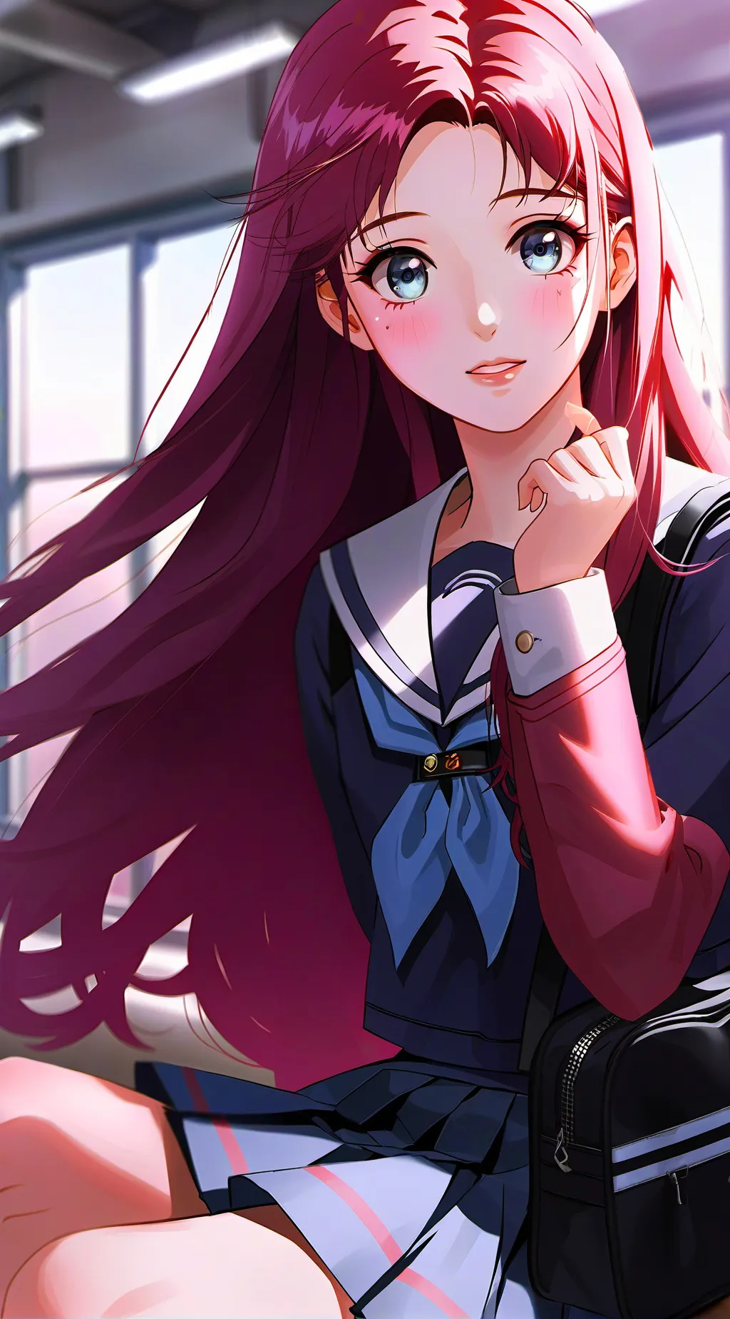 ai character: Mahiro Oyama background