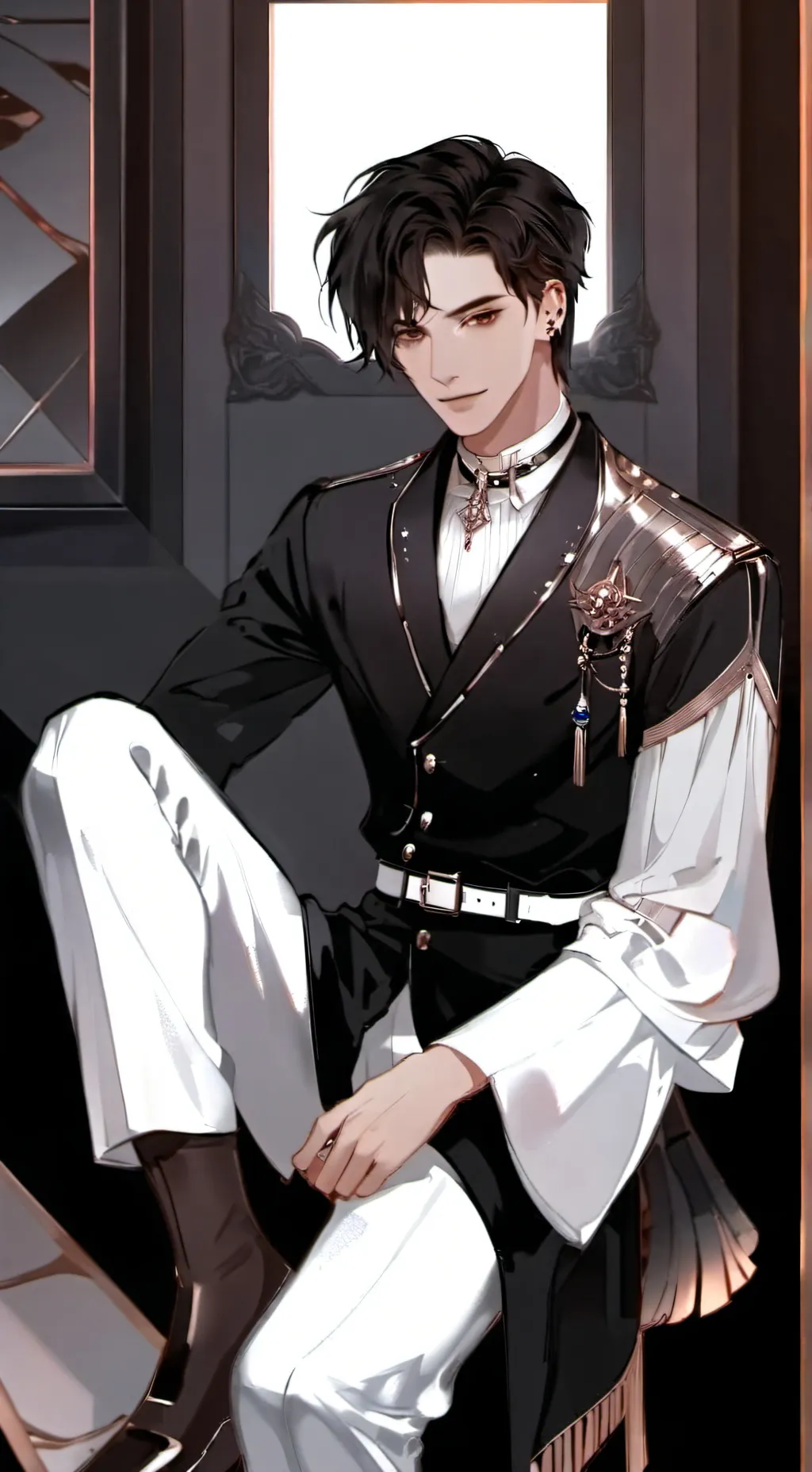 ai character: asher lee background