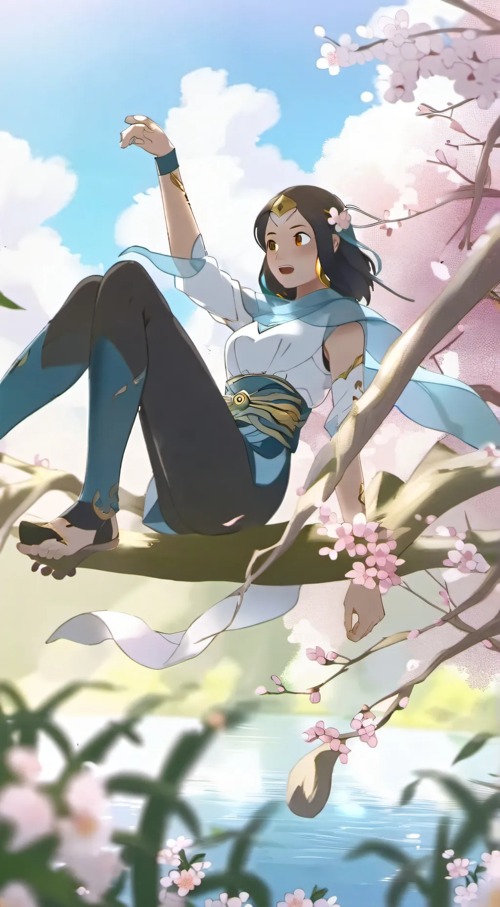 ai character: idk what name background