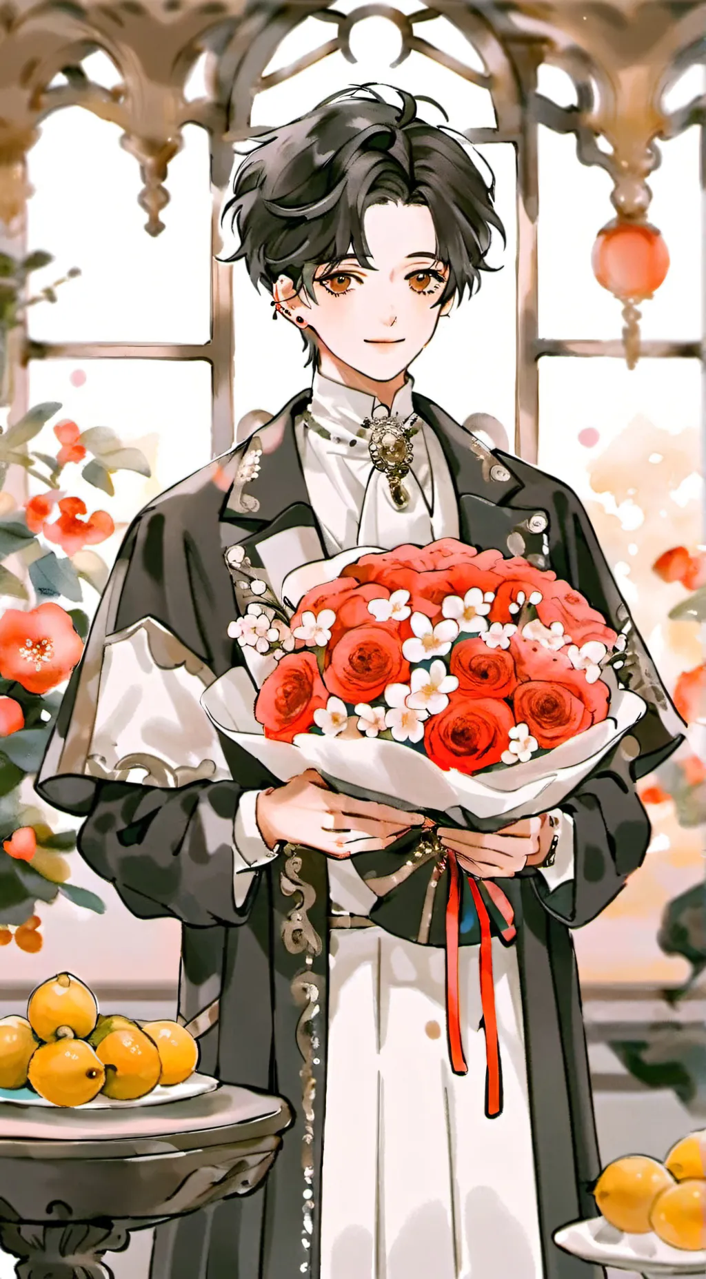 ai character: Александр background