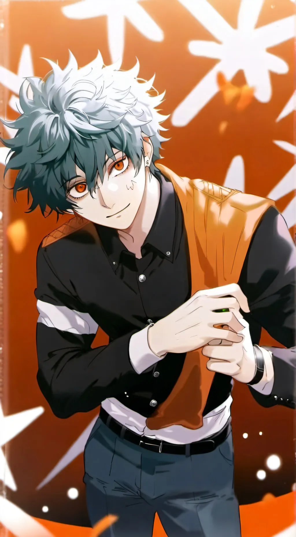 ai character: Deku background