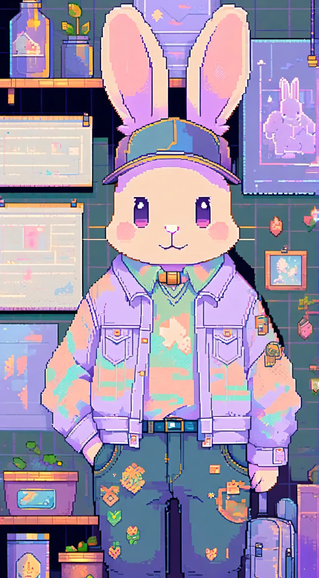 ai character: testing talkie background