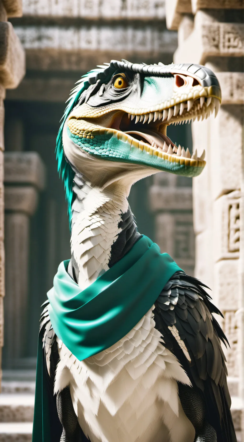 ai character: Dinosaur World background
