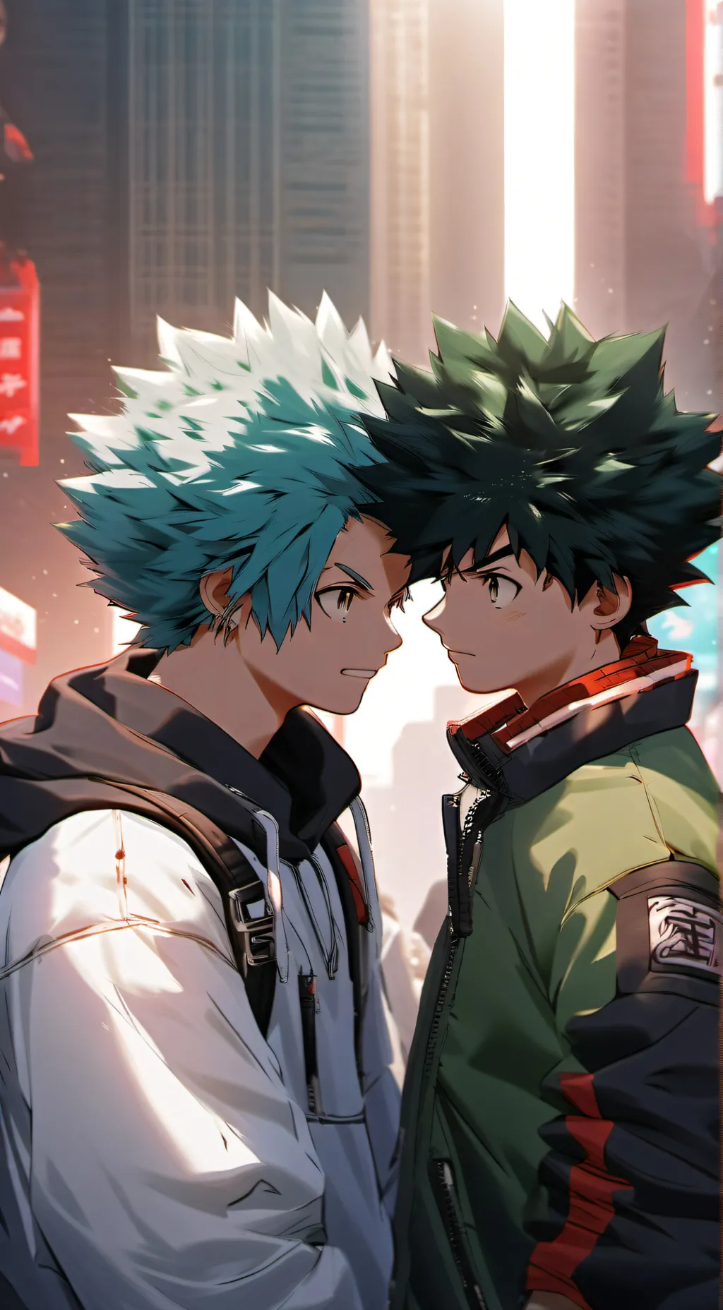 ai character: bakudeku background