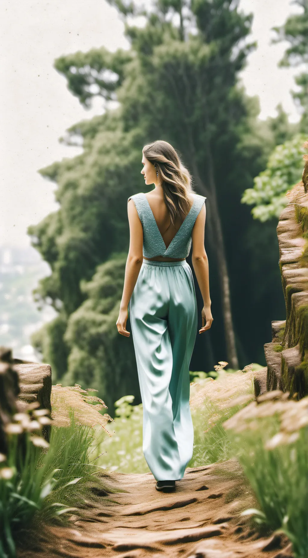 ai character: solanna Grace v background