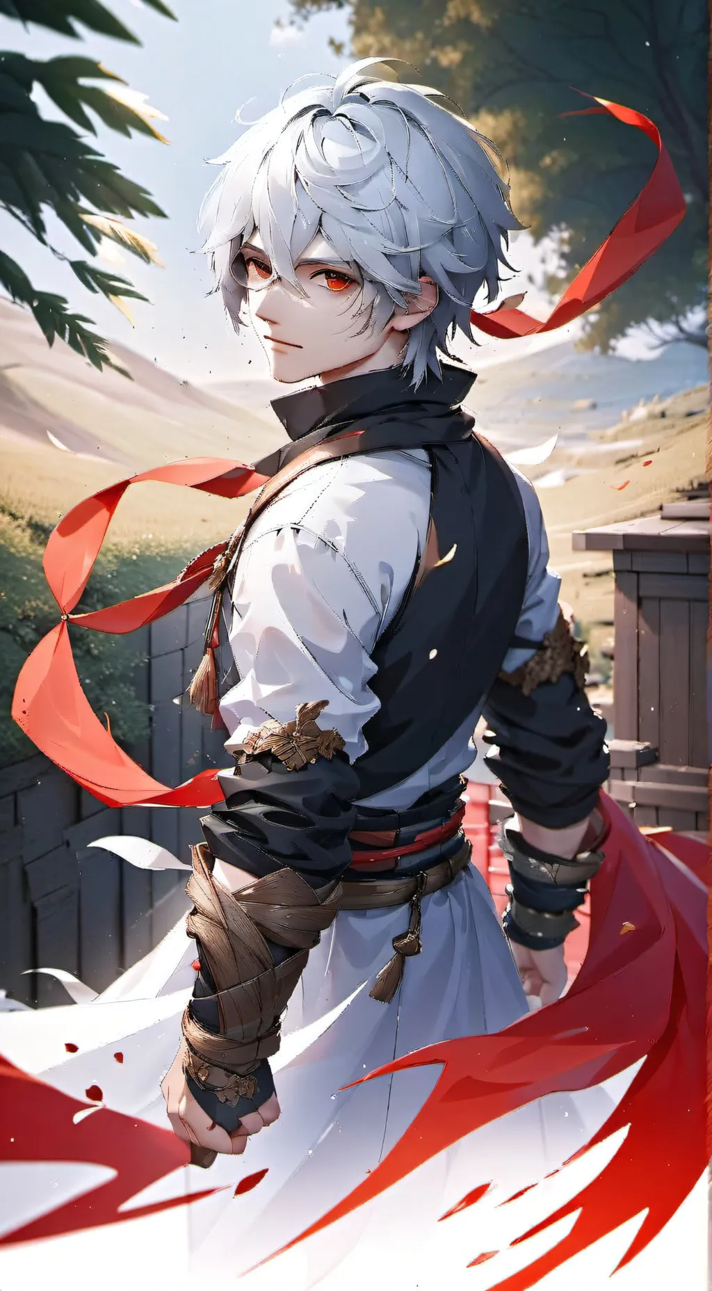 ai character: Ancient warrior background