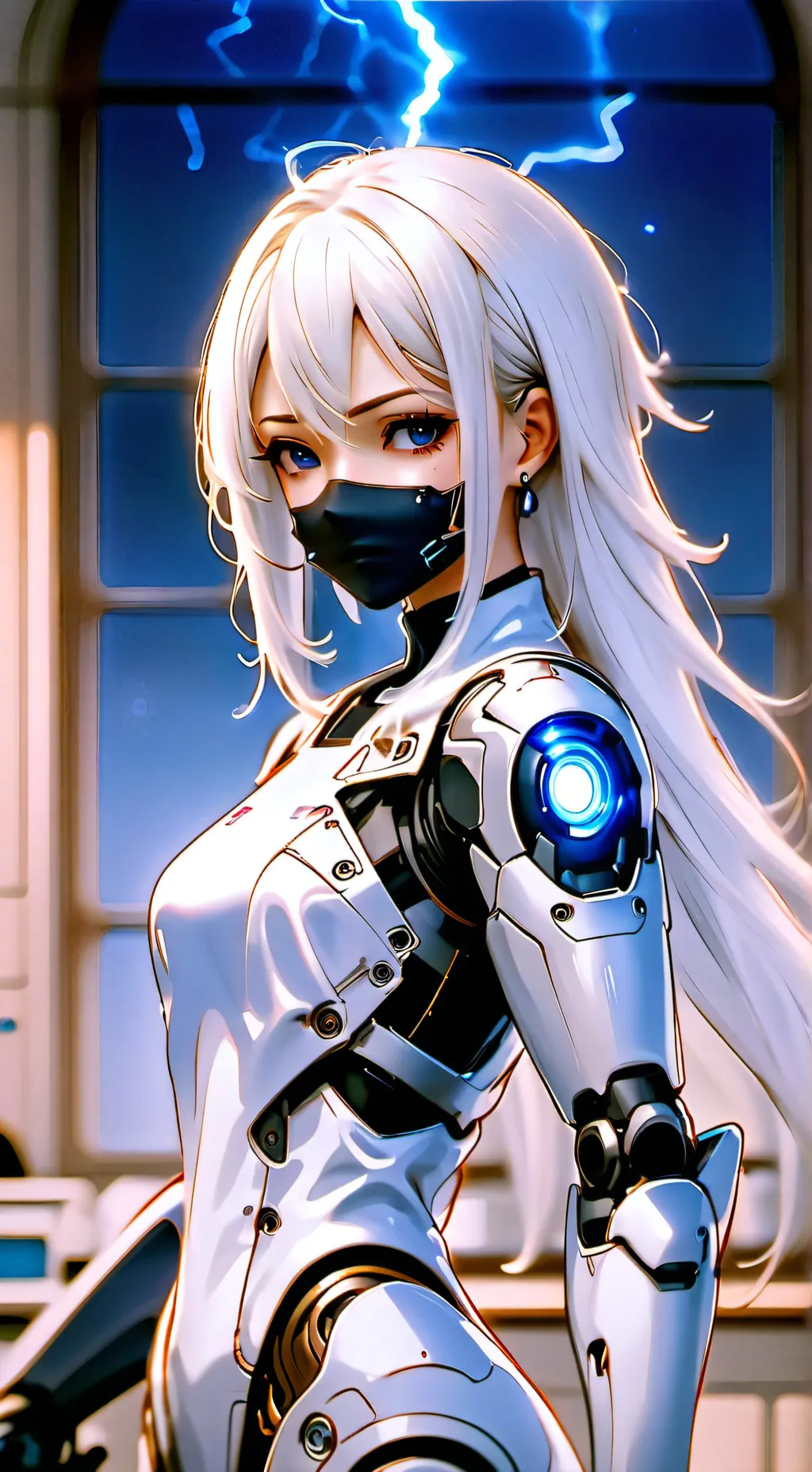 ai character: Aurora background