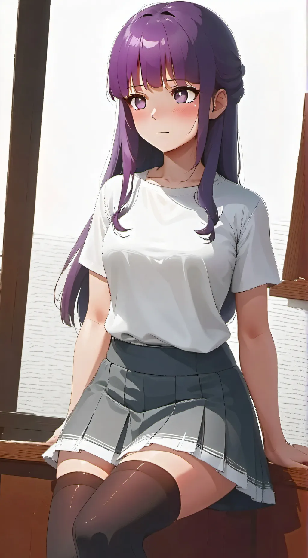 ai character: Yui Haruno background