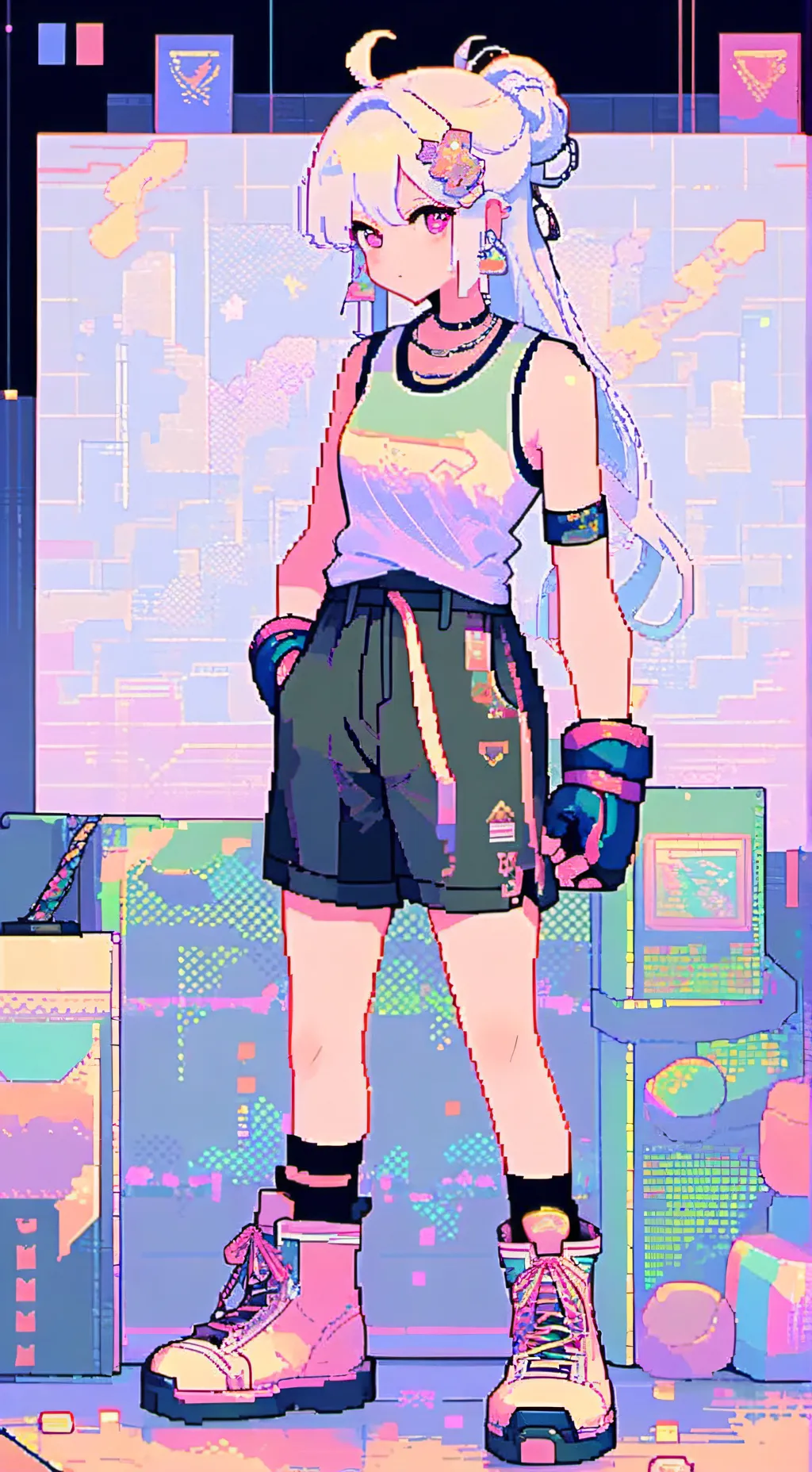 ai character: Mha fav fighter^-^ background
