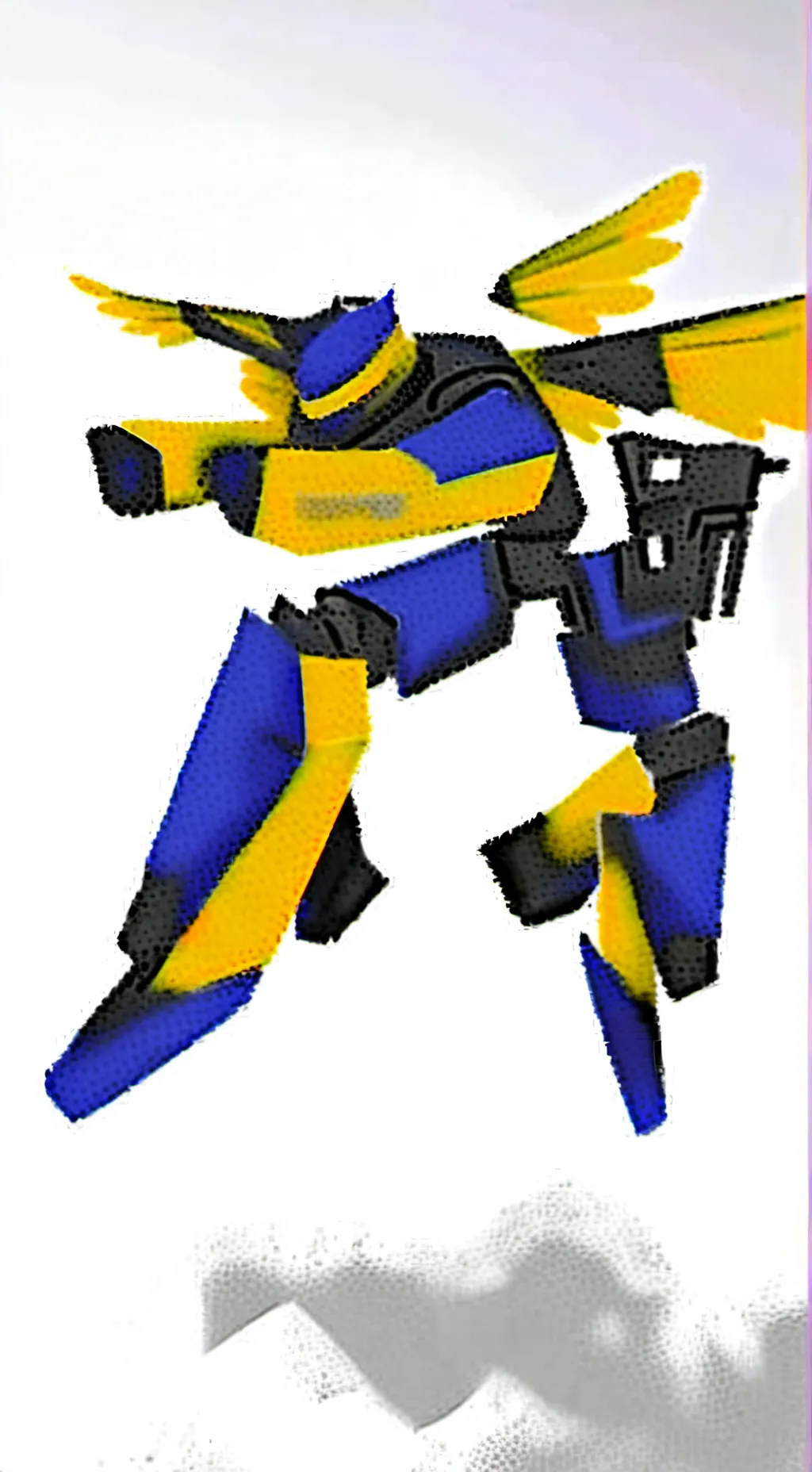 ai character: V1 (ULTRAKILL) background