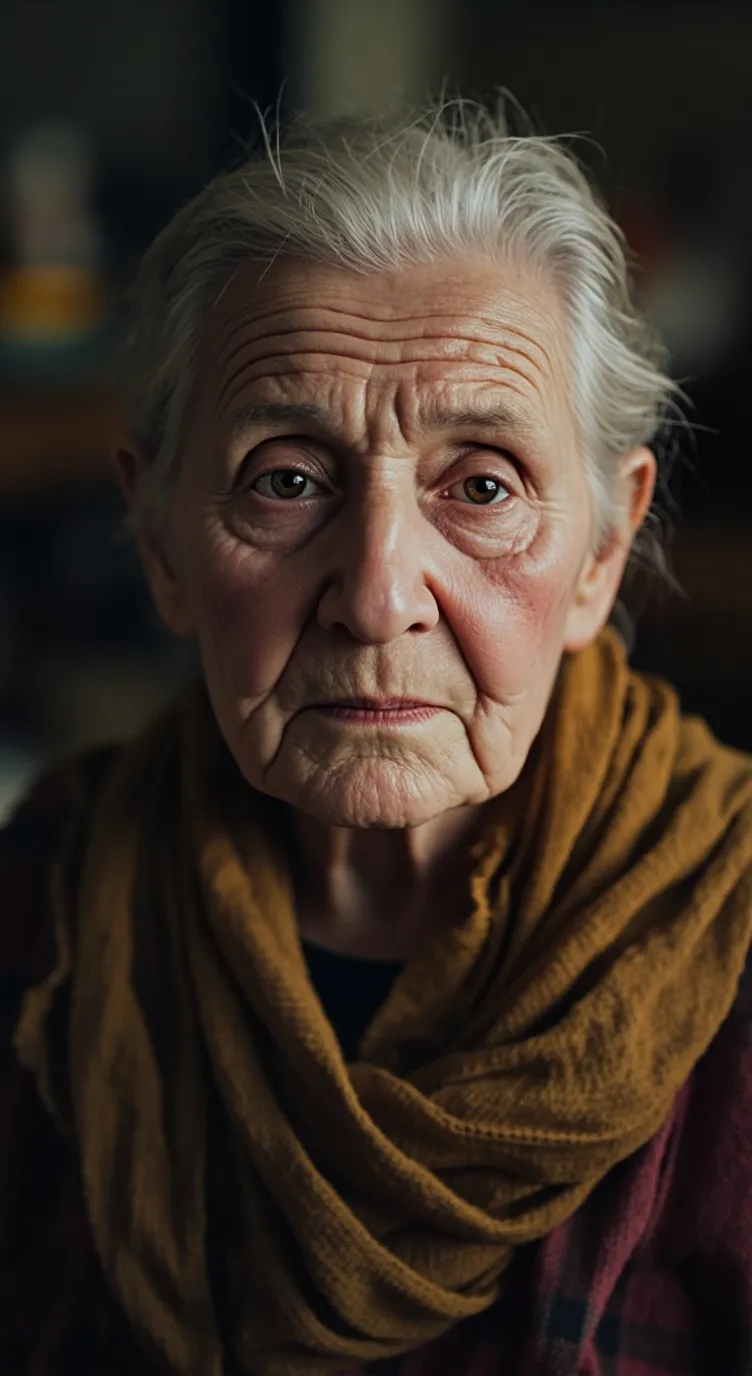 ai character: Greek yiayia background