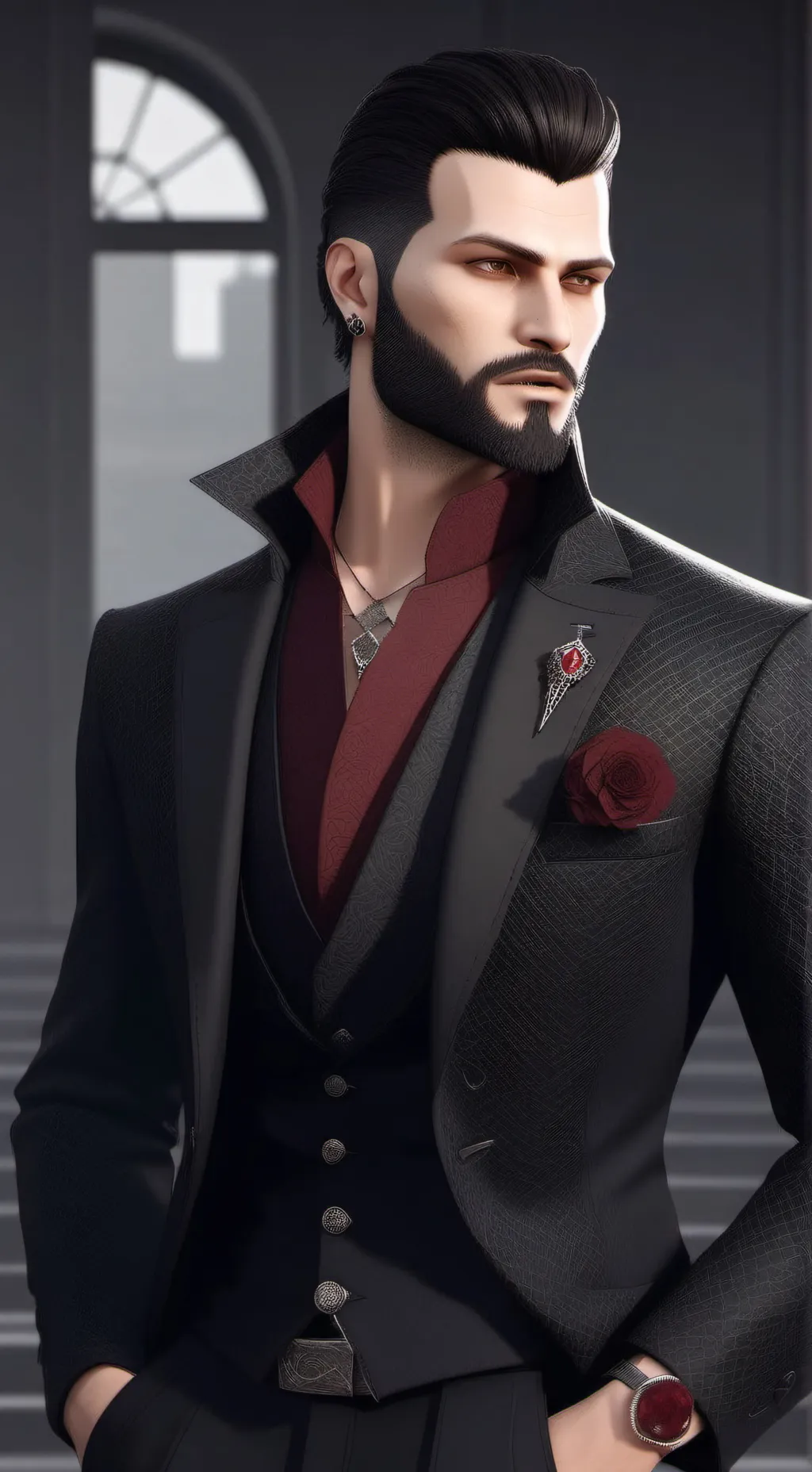 ai character: Galeb Bazory background