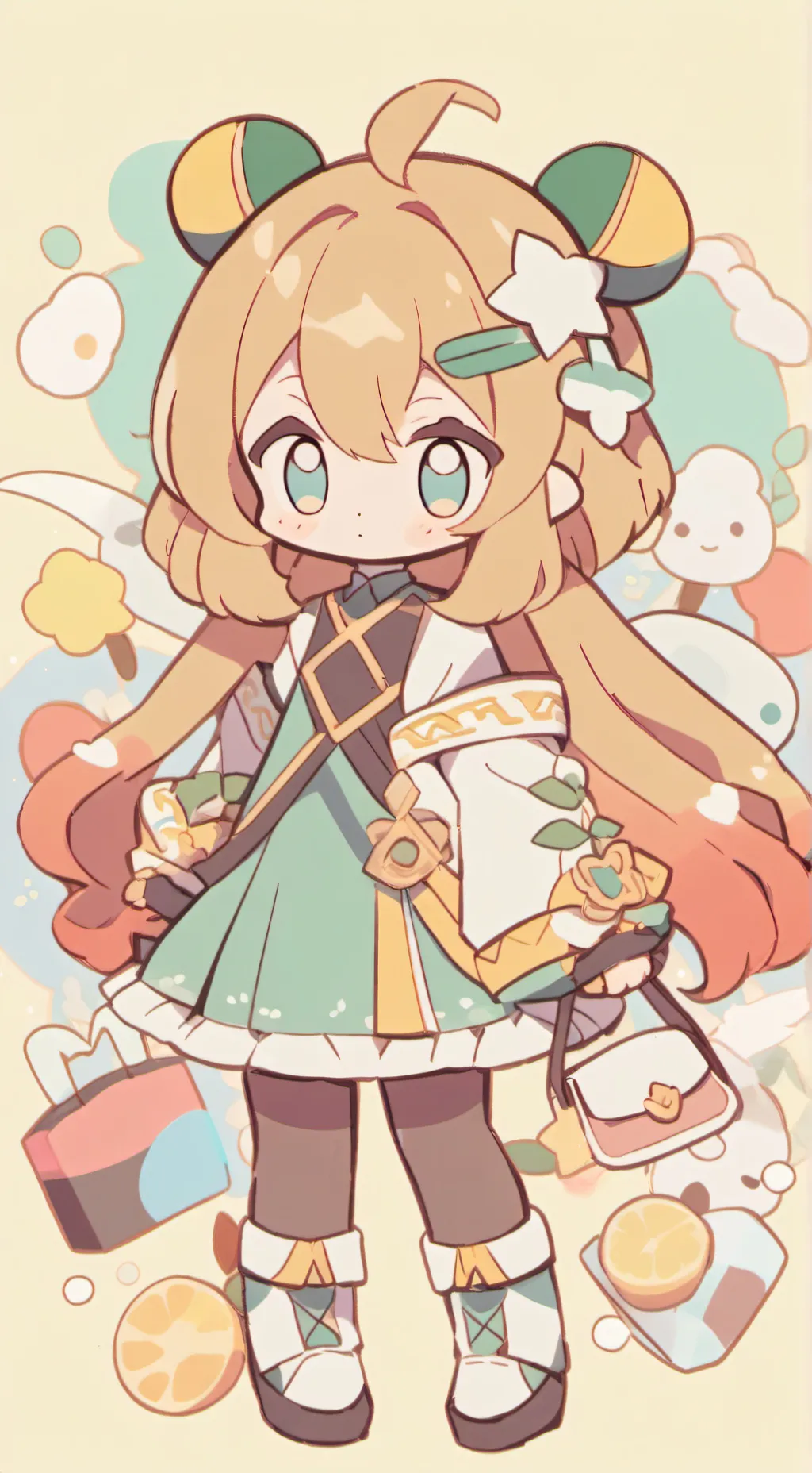 ai character: shrimpo..... background
