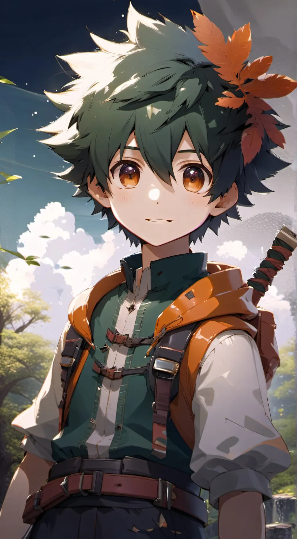 ai character: Deku background