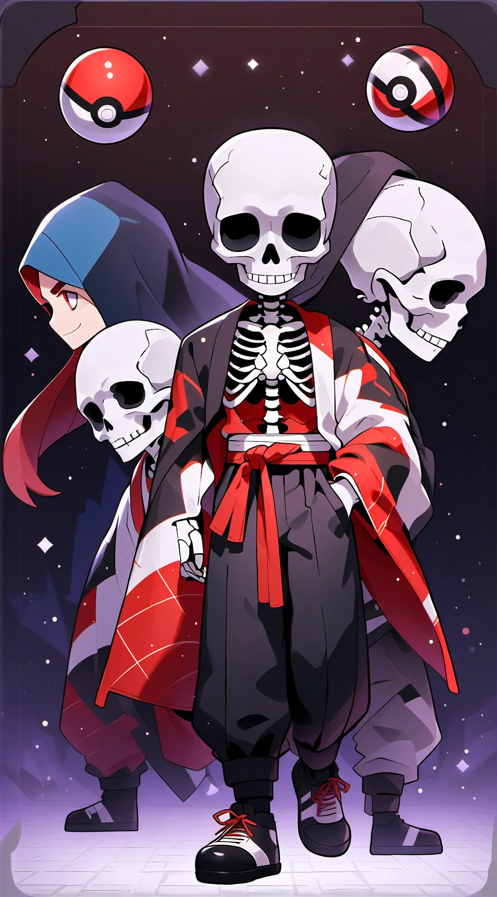 ai character: Sans aus background