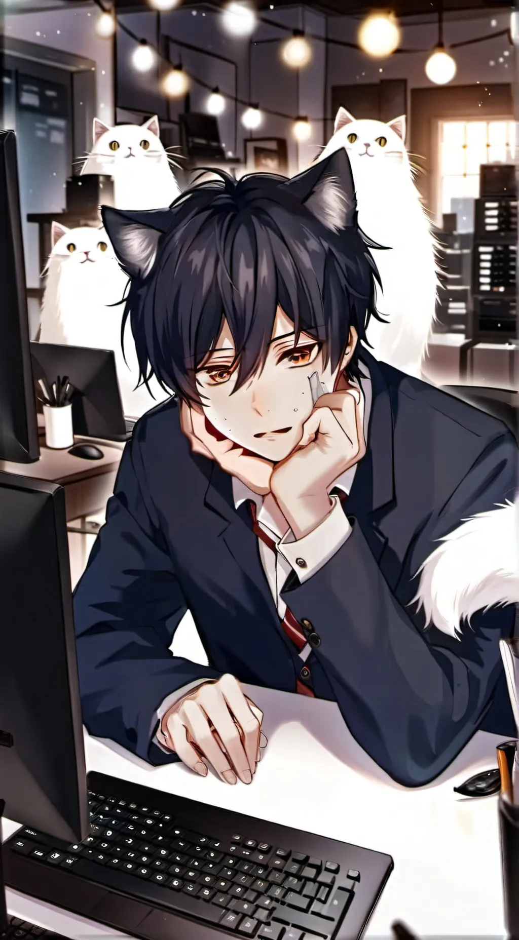ai character: Whisk background