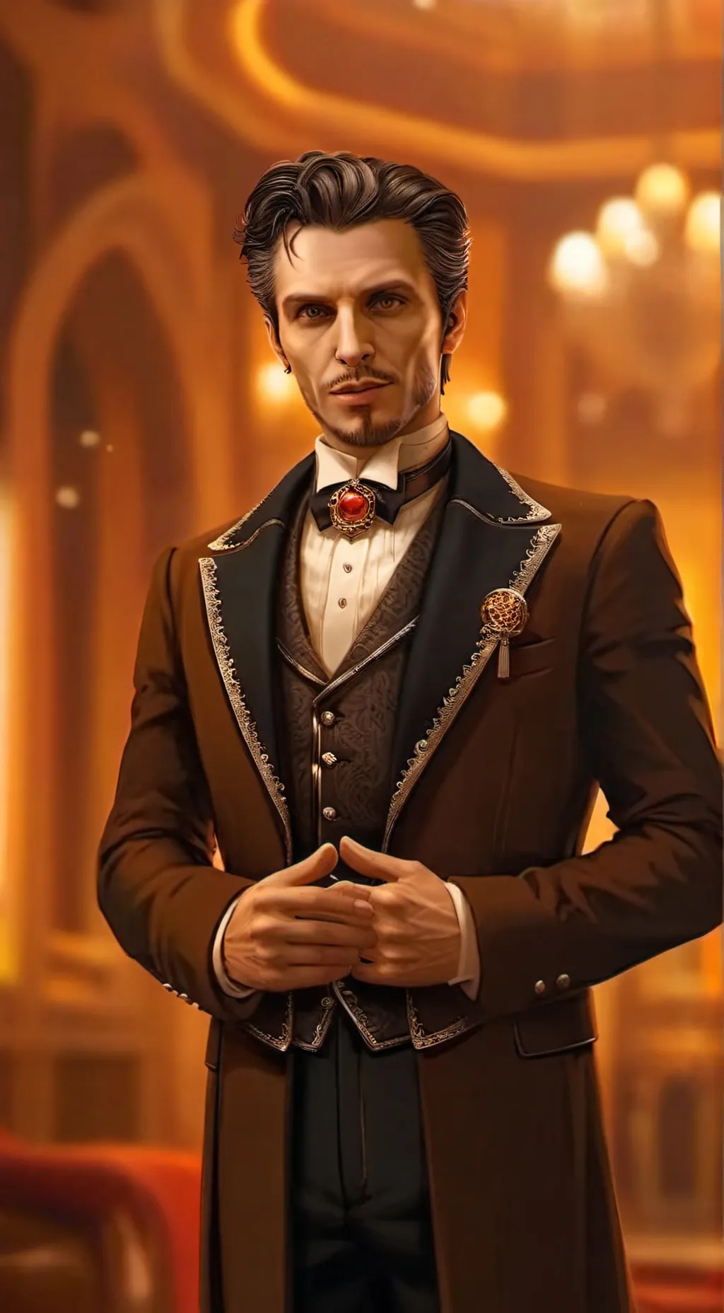 ai character: Kristof lazare  background