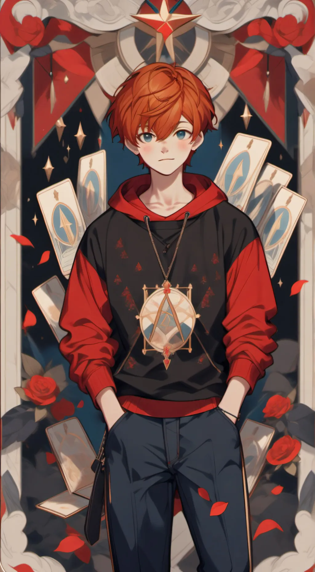 ai character: Foxy (My AU) background