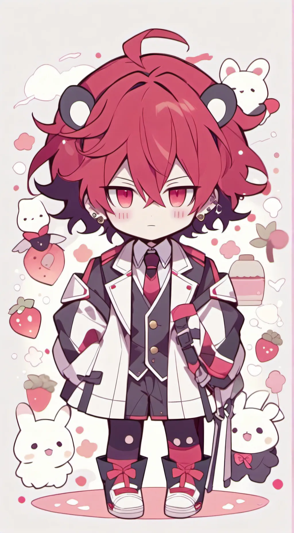 ai character: Shoto Todoroki background