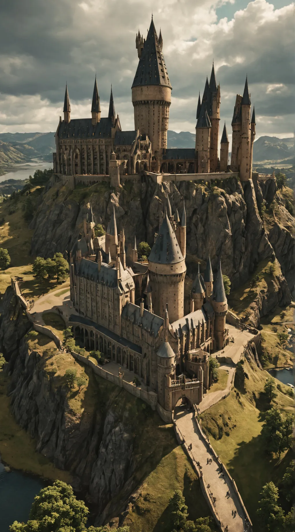 ai character: Hogwarts background