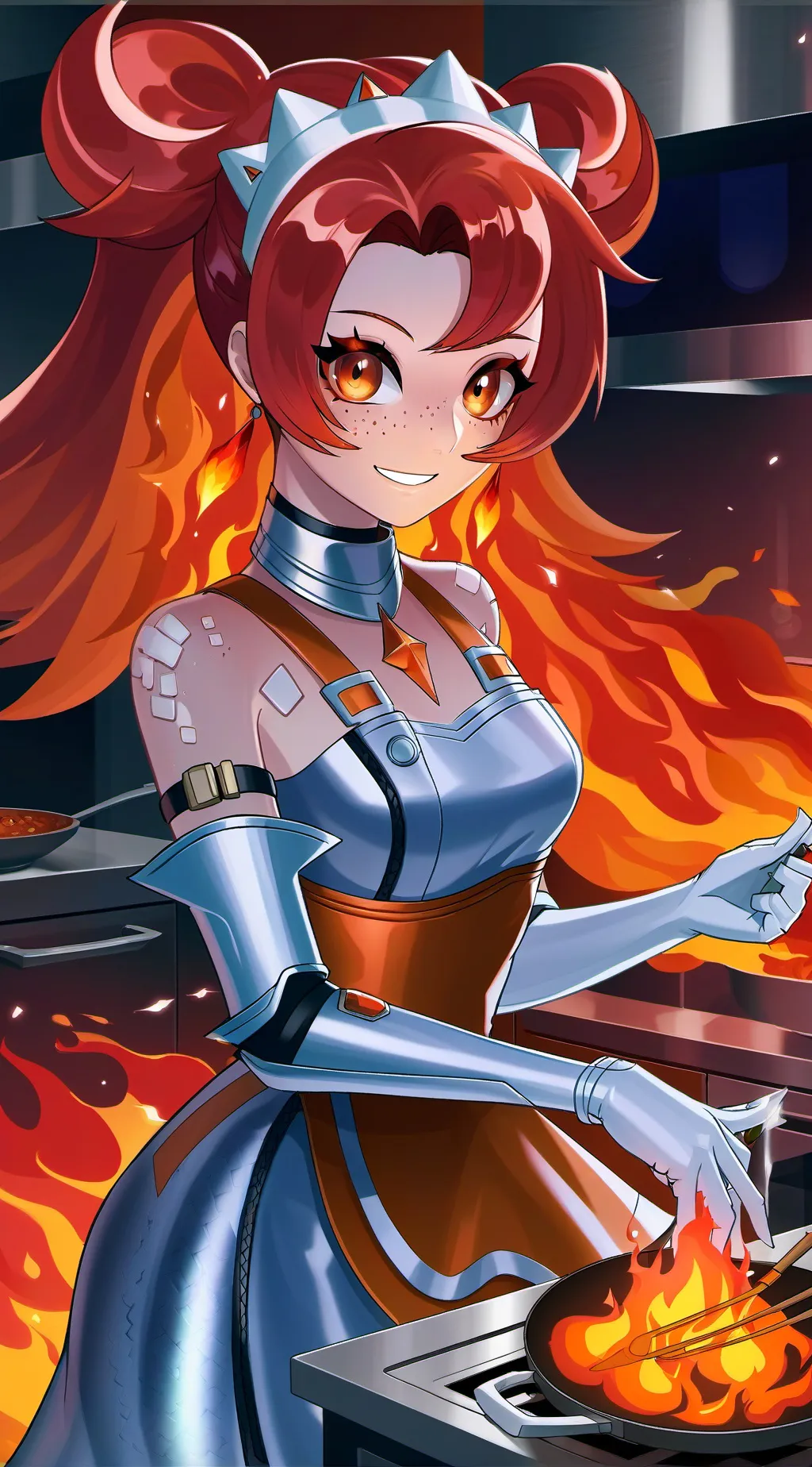 ai character: Ember background