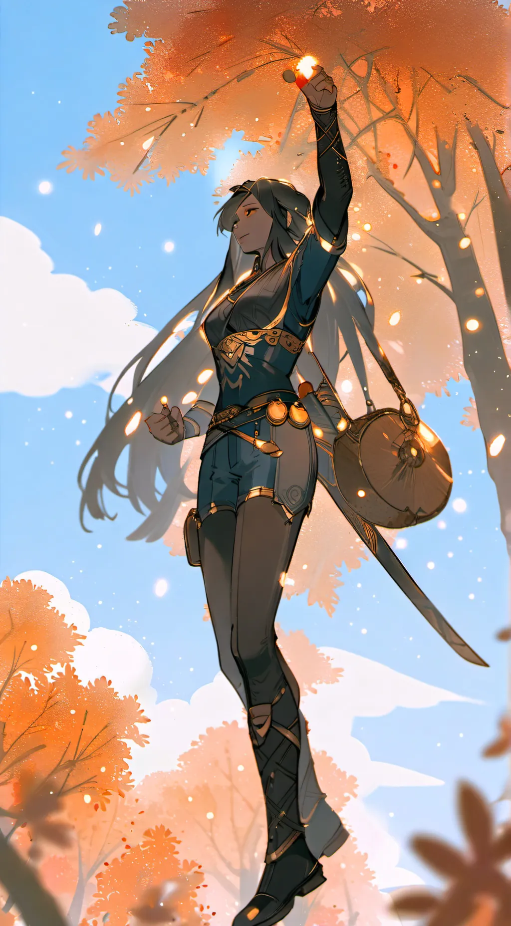 ai character: Etheral background