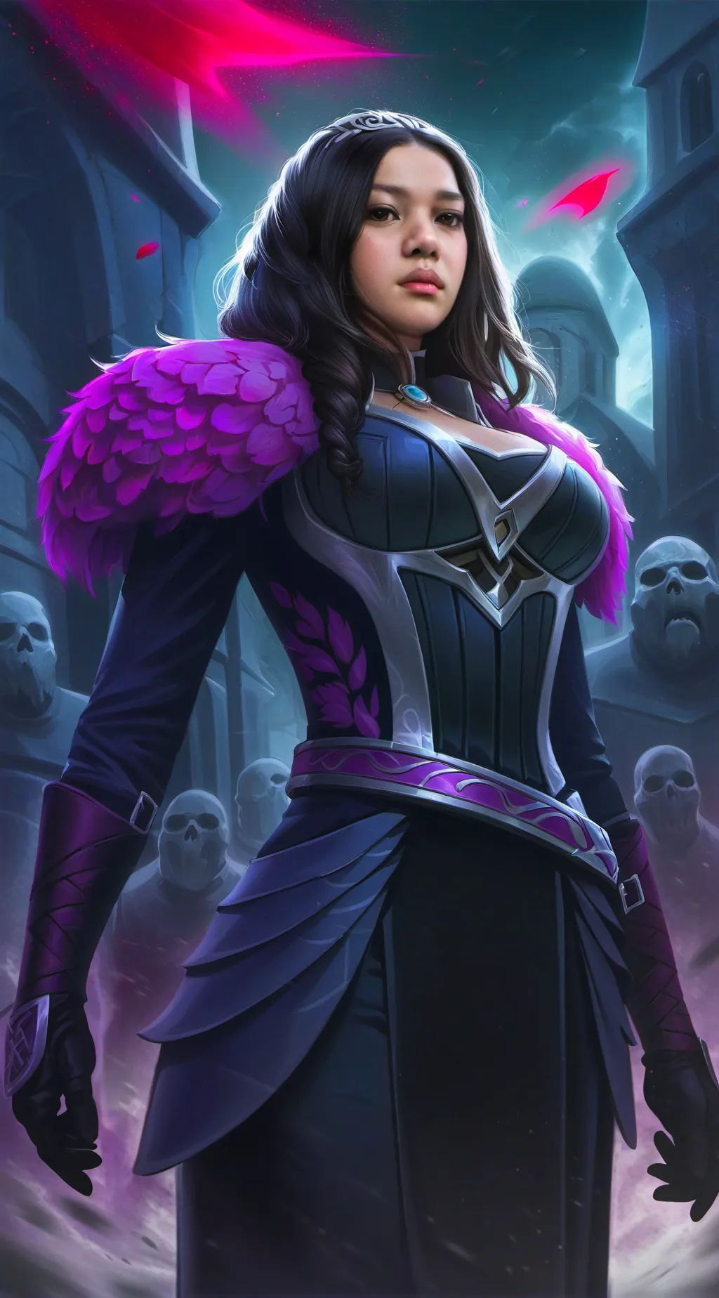 ai character: зара background
