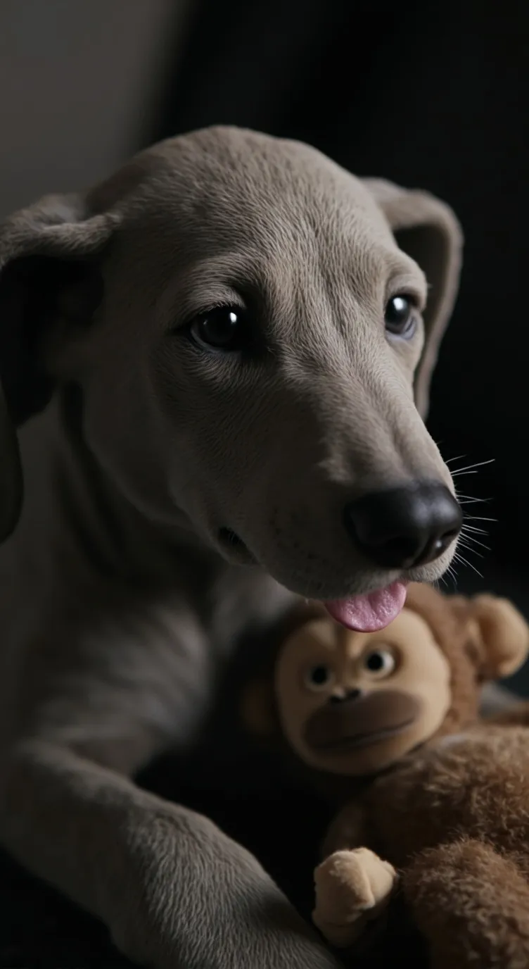 ai character: Little puppy background