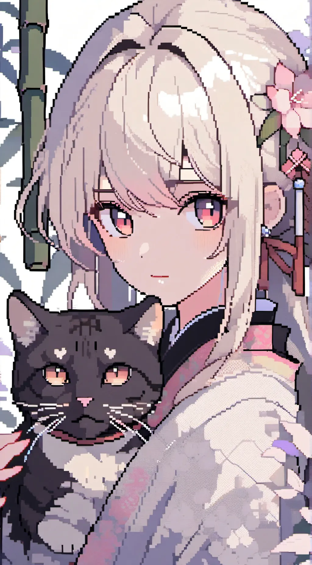 ai character: Nezuko is... background