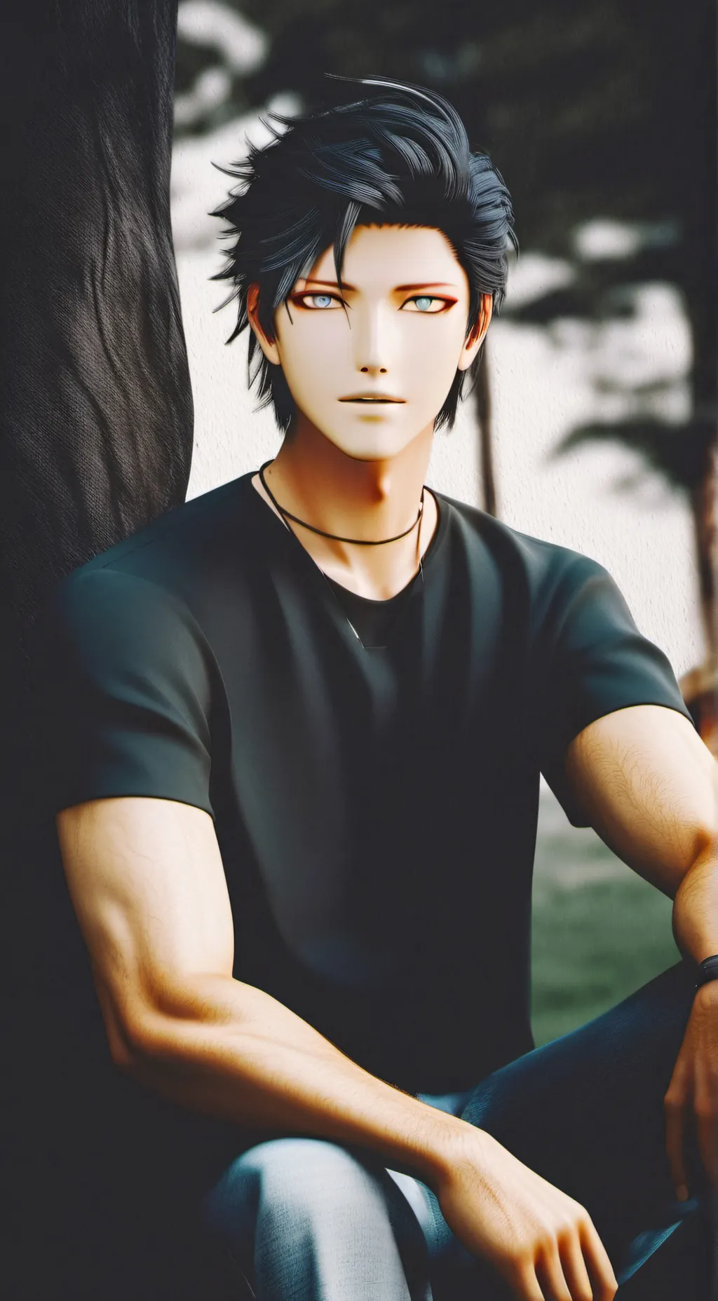 ai character: Zero background
