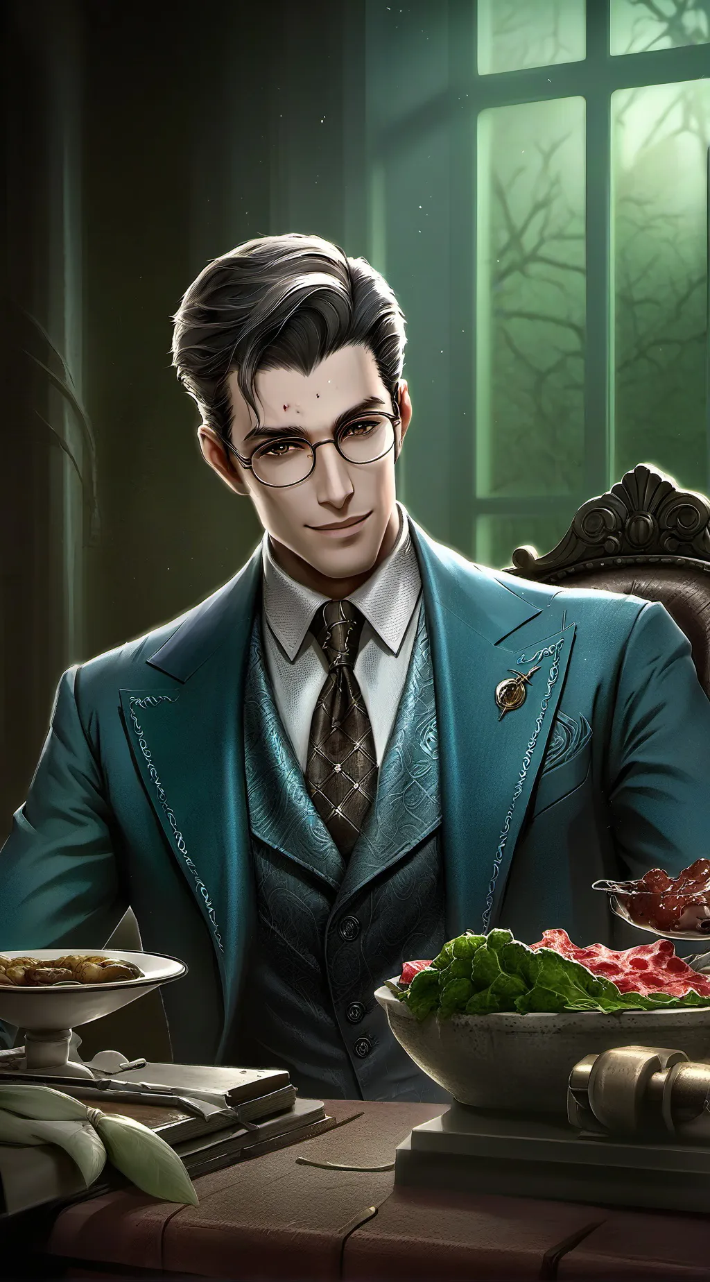 ai character: Mr. Chutney Catastrophe background