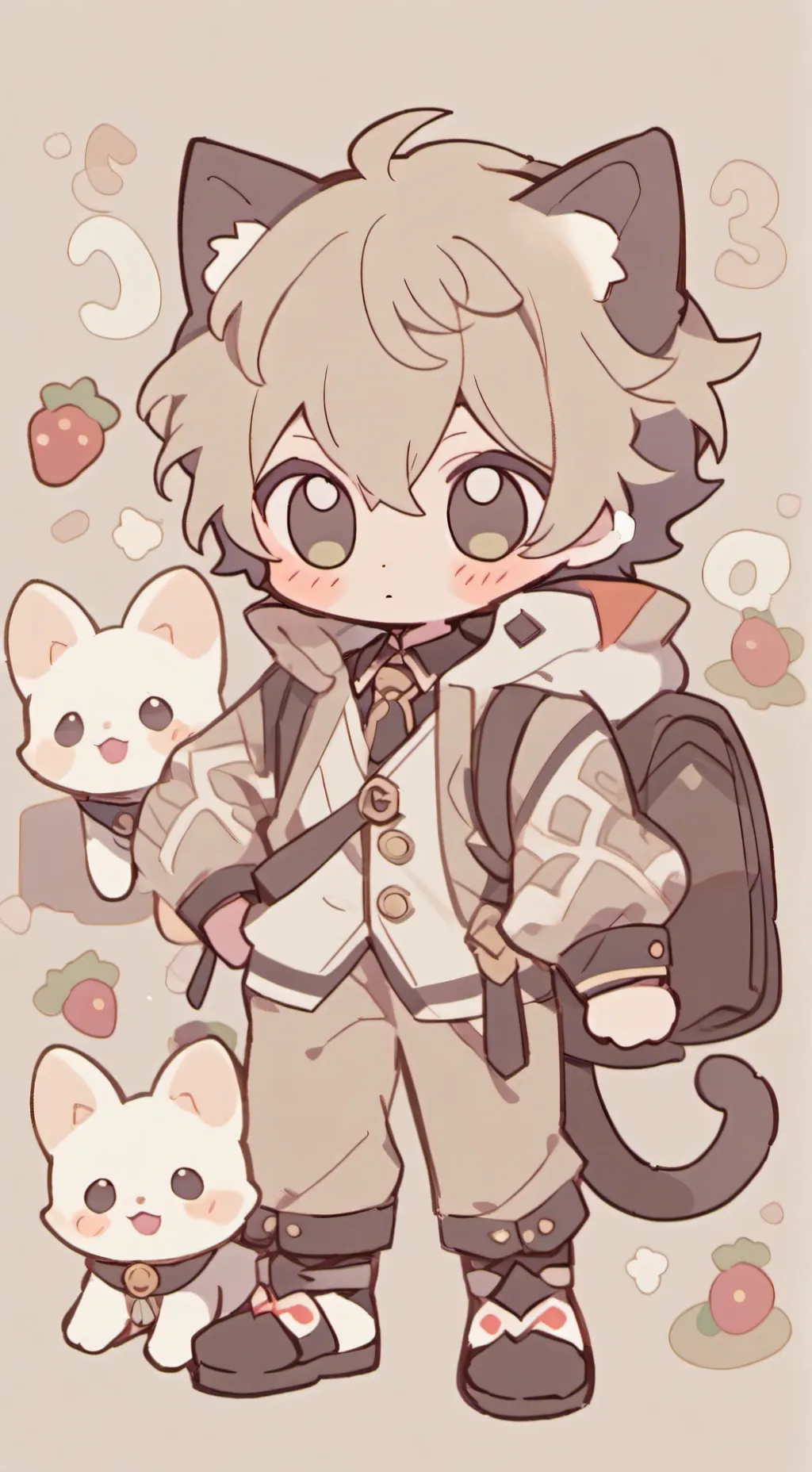 ai character: {~☆Chibi shop☆~} background