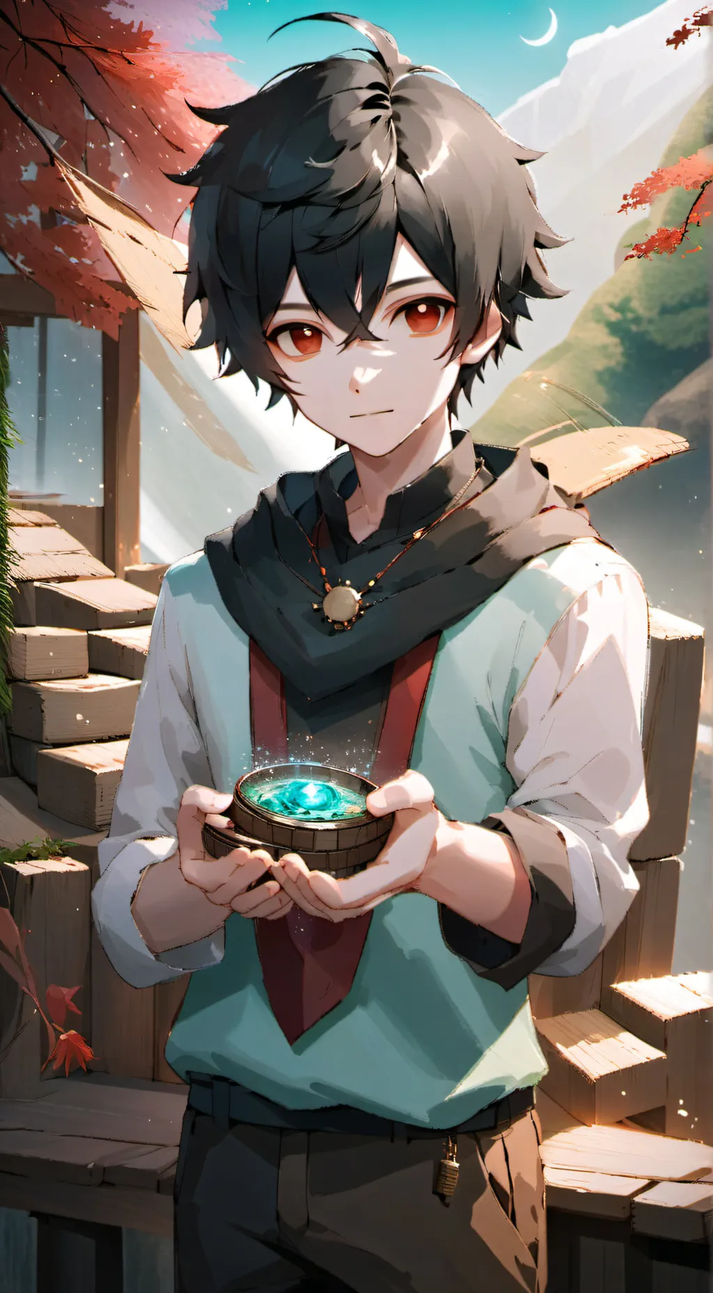 ai character: tiny and the giant background