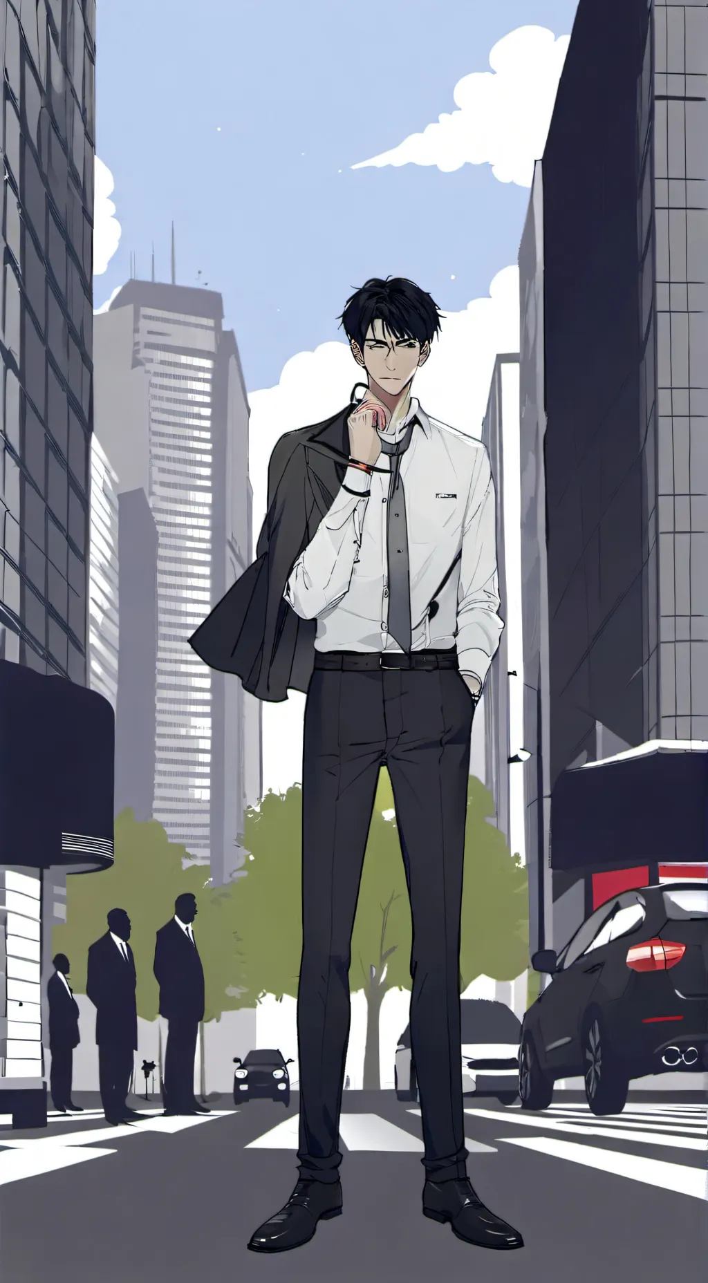 ai character: lukas y los bullie background