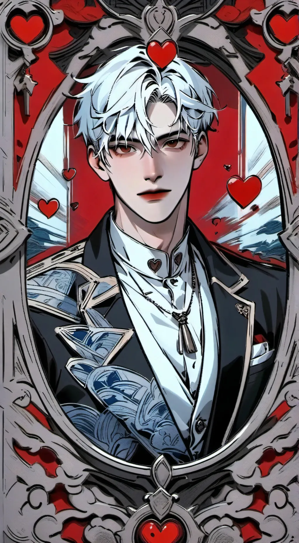 ai character: Asher / ash 🔪🩸 background