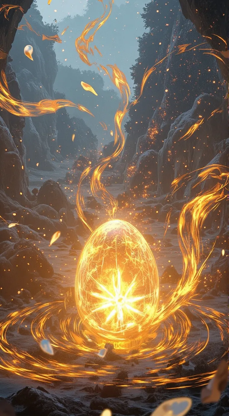 ai character: super egg background