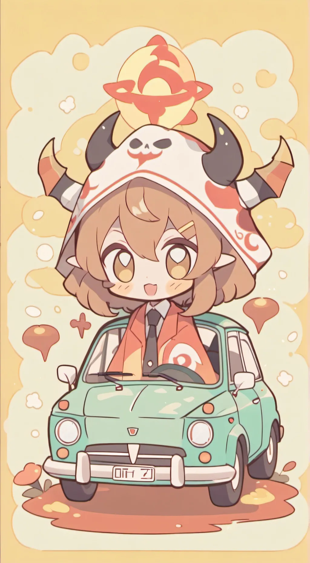ai character: ~HH Road Trip!!~ background
