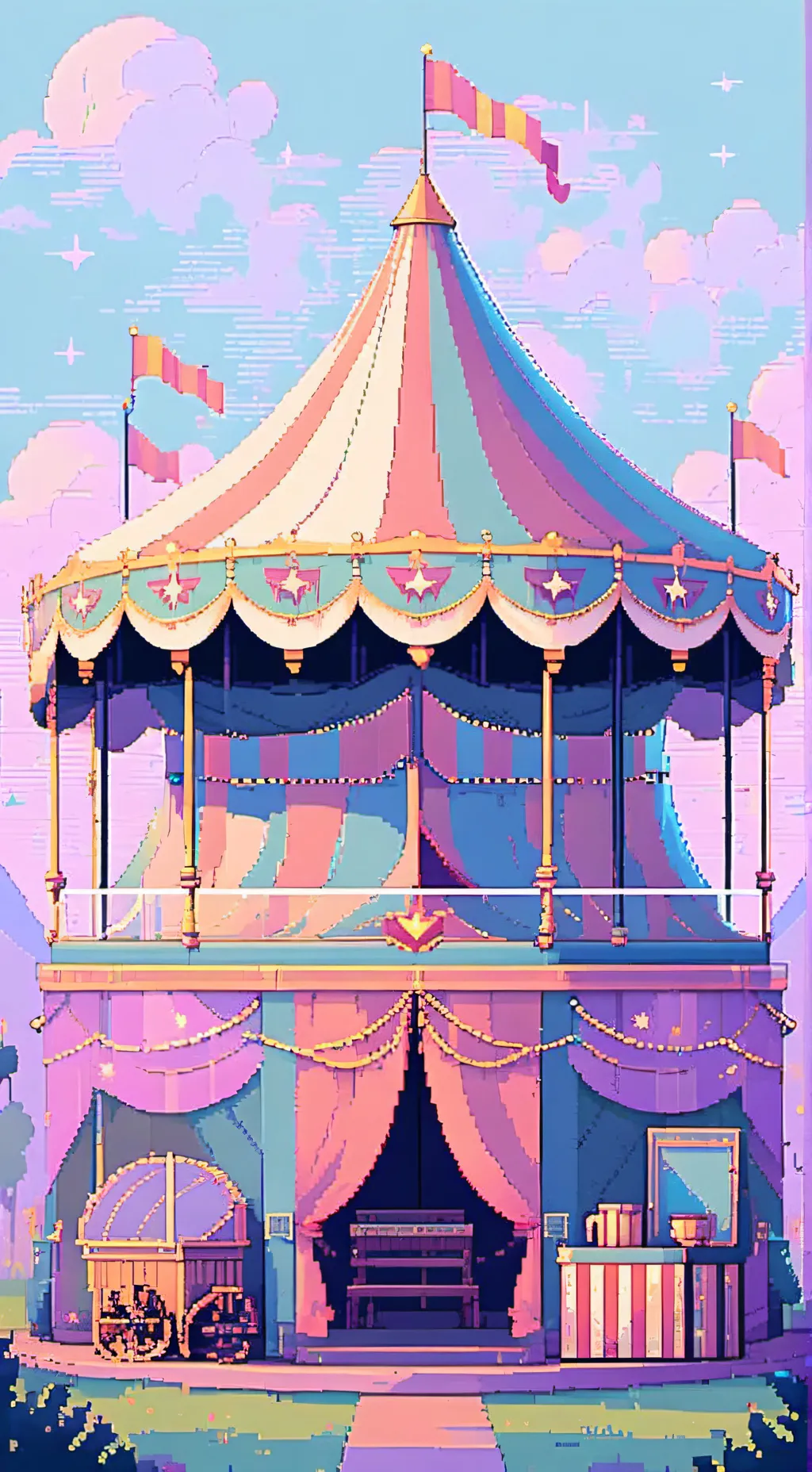 ai character: Circus Family background