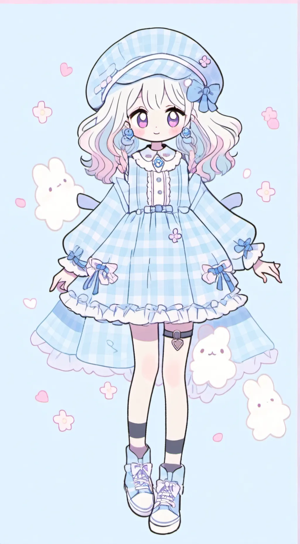 ai character: 🌈 vecibanda🌙 background