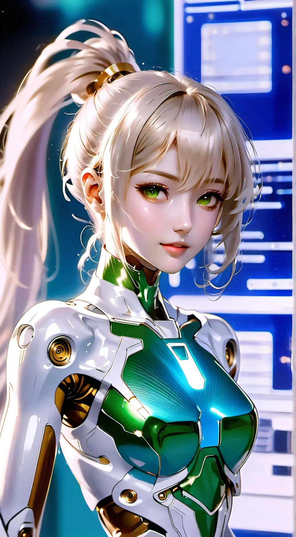 ai character: Selene background