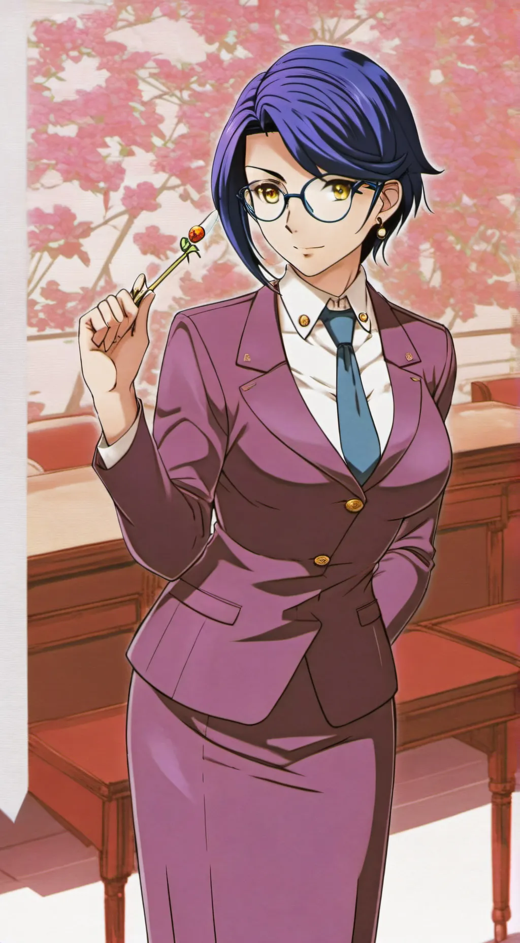 ai character: Touko Koromogae background