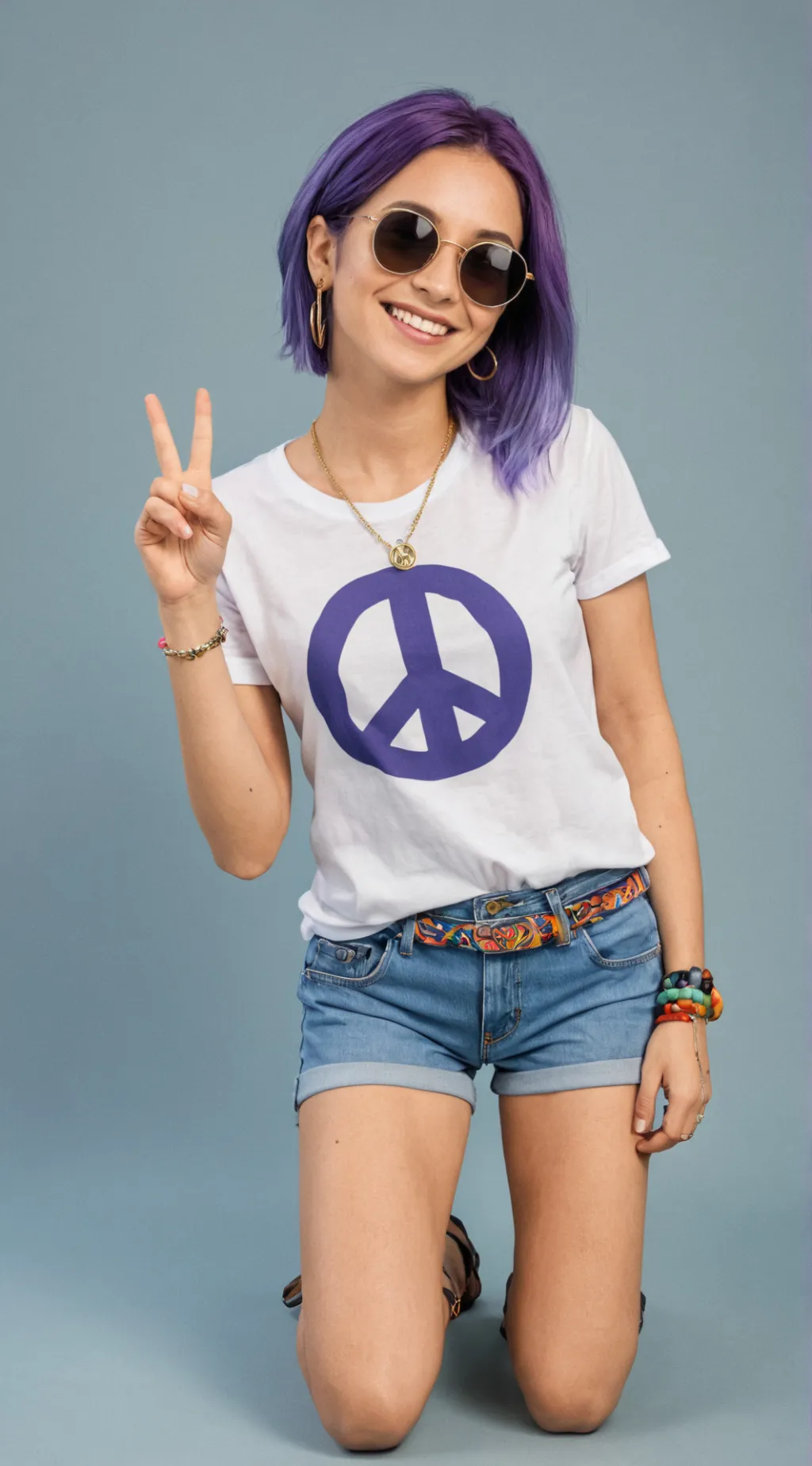 ai character: Lavender Haze background