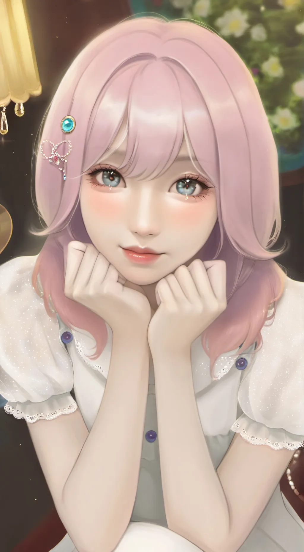 ai character: lily background