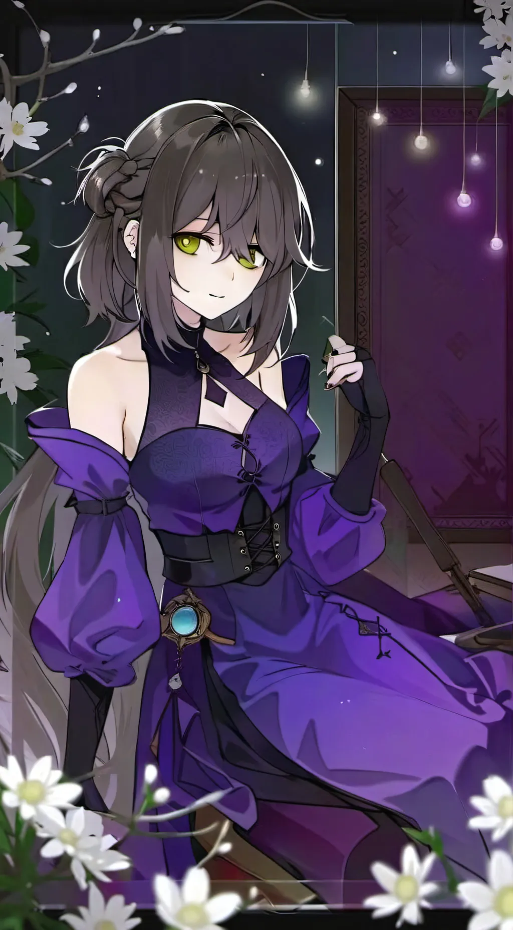 ai character: Элеонора background