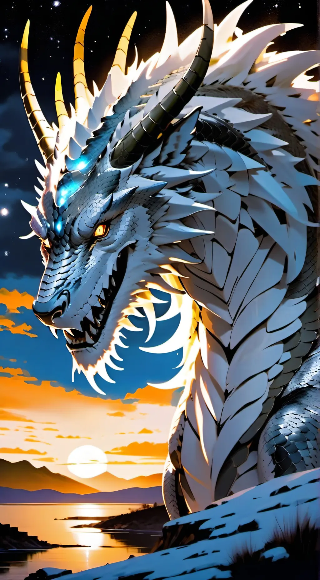 ai character: Vhite background
