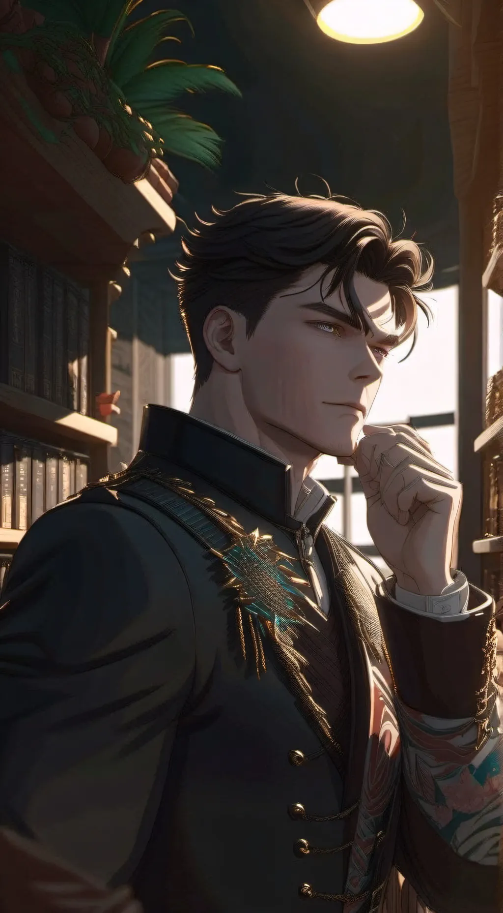 ai character: Daein Raison  background