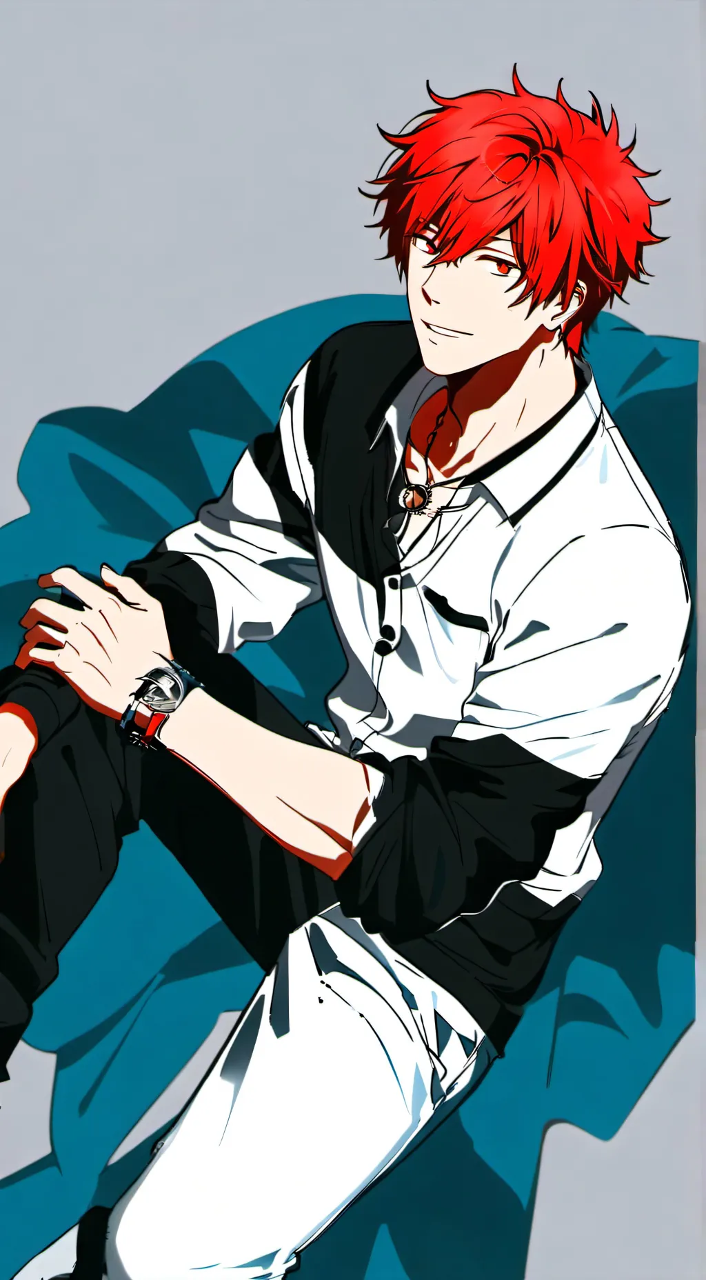 ai character: kirishima  background