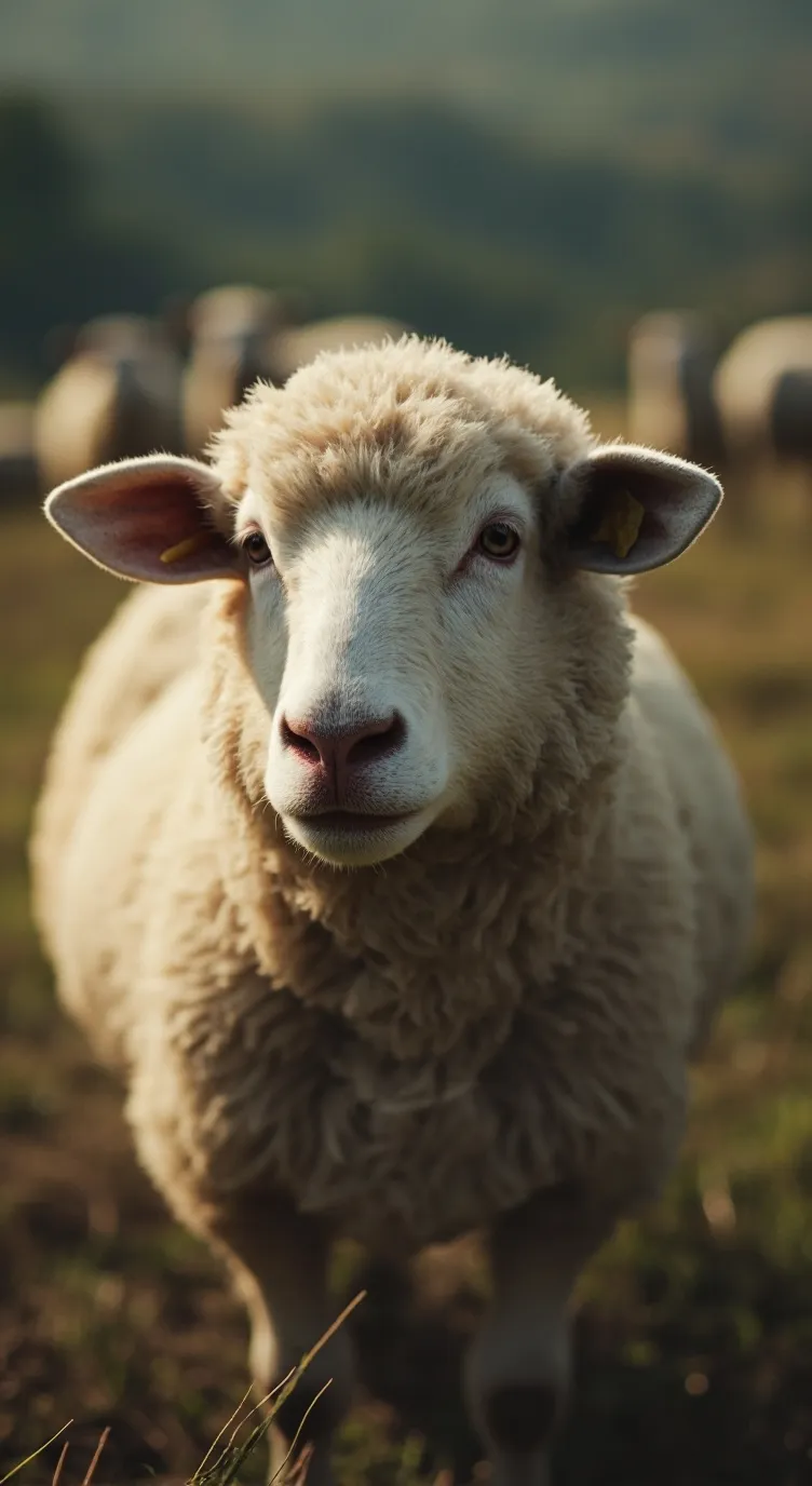 ai character: Sheep background