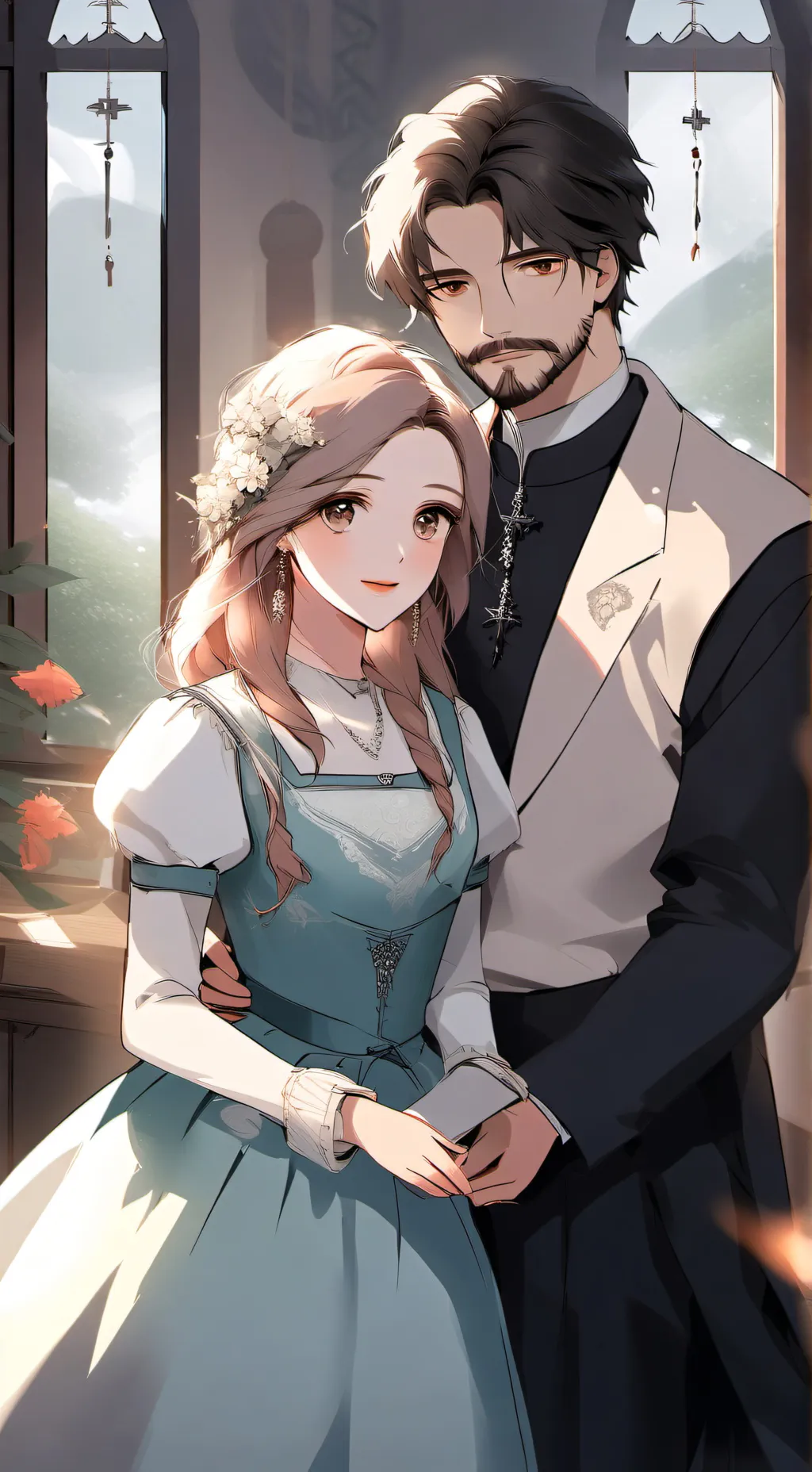 ai character: religious family background