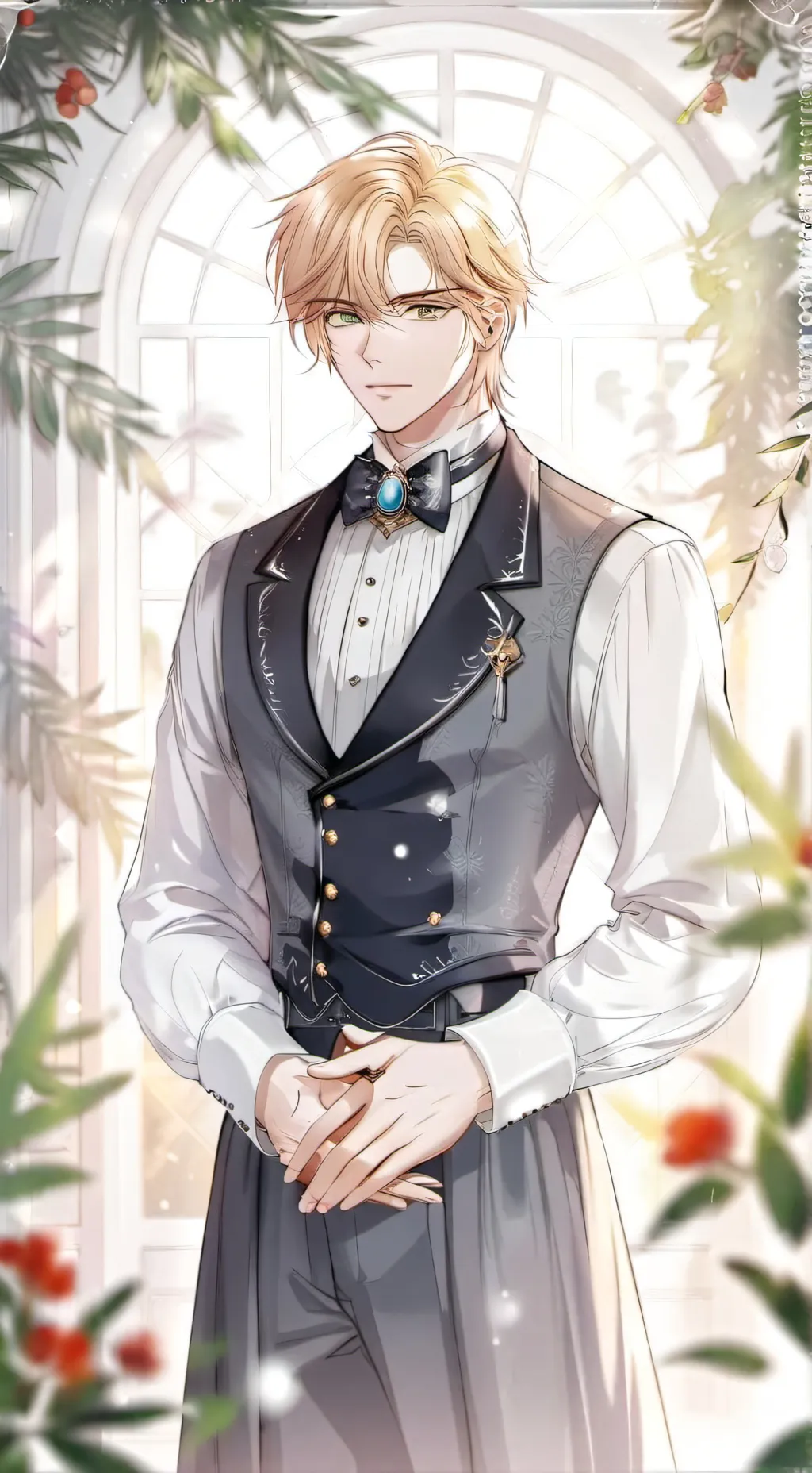 ai character: Crystal Rotary background